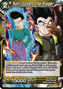 BT10-102UC Son Goten the Eager Foil