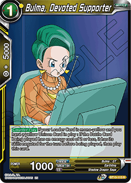 BT10-113R Bulma, Devoted Supporter Foil