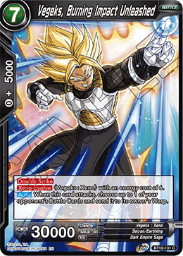 BT10-131C Vegeks, Burning Impact Unleashed Foil