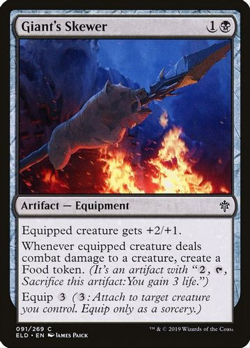 ELD-091C Giant's Skewer (Foil)