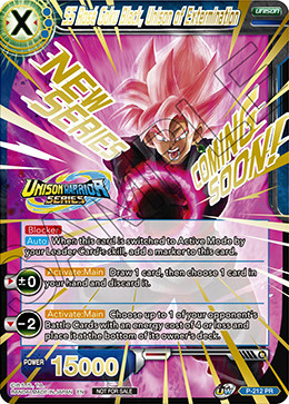P-212 SS Rose Goku Black, Unison of Extermination (New Series Stamped)