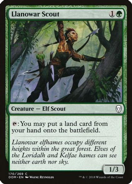 DOM-170C Llanowar Scout