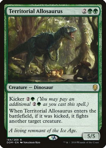 DOM-184R Territorial Allosaurus