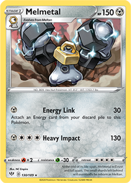 [SWSH03][DAA-130/189R] Melmetal (Reverse Holo)