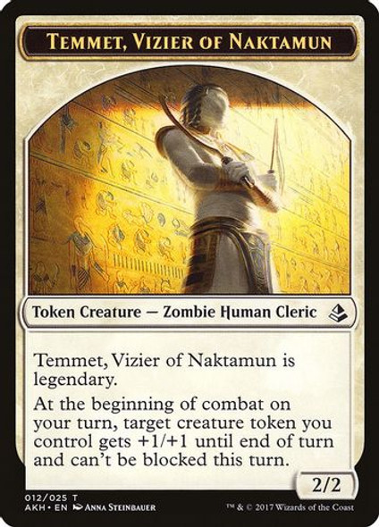 AKHTOK-012 Temmet, Vizier of Naktamun Token
