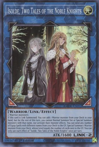 AMDE-EN052 Isolde, Two Tales of the Noble Knights (Super Rare) <1st>