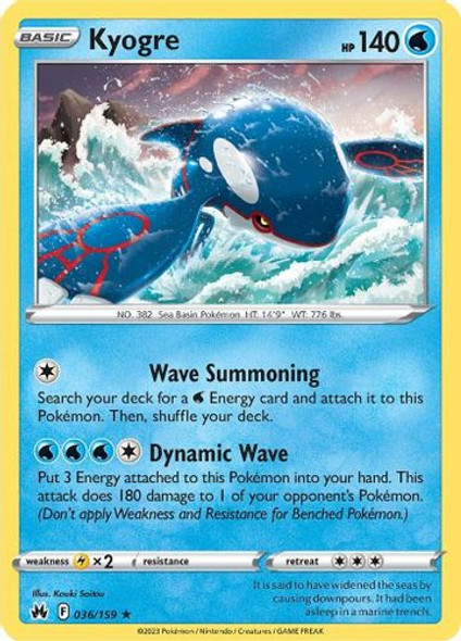 SWSH12A-036/159HR Kyogre (Holo)