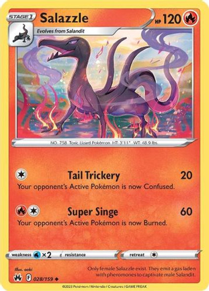 SWSH12A-028/159UC Salazzle (Reverse Holo)