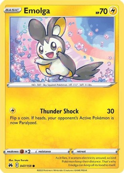 SWSH12A-047/159C Emolga (Reverse Holo)