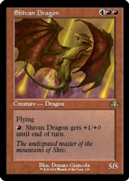 DMR-329R Shivan Dragon (Retro) (Foil)