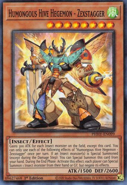 PHHY-EN099 Humongous Hive Hegemon - Zexstagger (Super Rare) <1st>