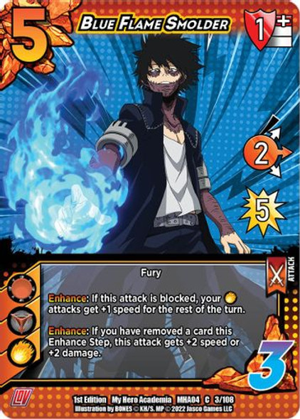 MHA04-003/108C Blue Flame Smolder (Unl Ed)