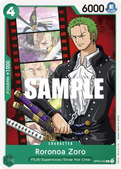 OP02-043C Roronoa Zoro