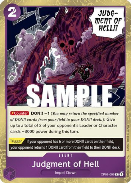 OP02-089R Judgment of Hell (Foil)