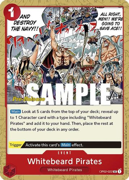 OP02-022UC Whitebeard Pirates (Prerelease Stamp)