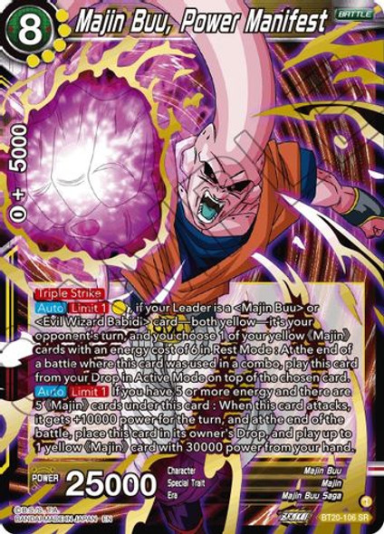 BT20-106SR Majin Buu, Power Manifest (Foil)