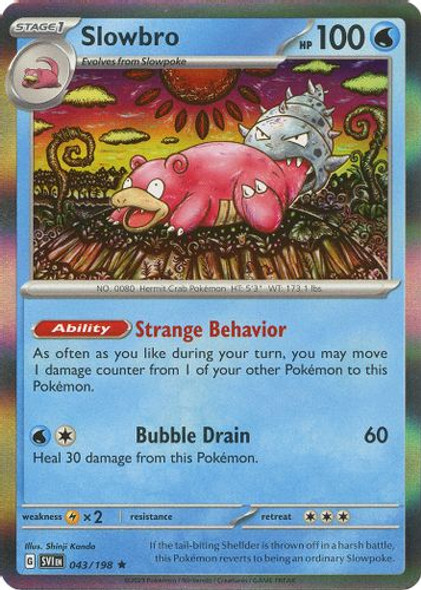 SV01-043/198R Slowbro (Reverse Holo)