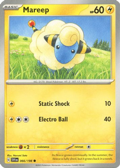 [SV01][SV1-066/198](C) Mareep (Reverse Holo)