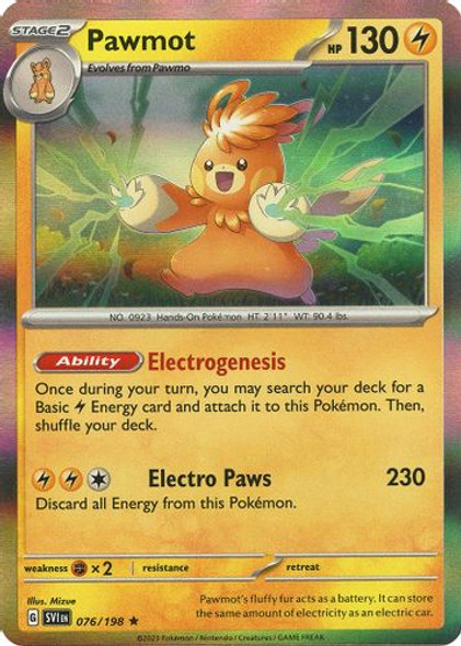 [SV01][SV1-076/198](R) Pawmot (Reverse Holo)