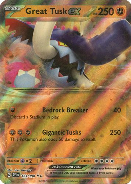 SV01-123/198RR Great Tusk ex (Holo)