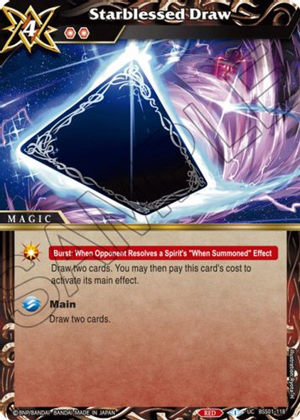 BSS01-118U Starblessed Draw (Foil)