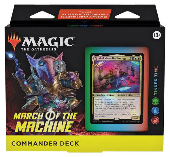 MTG March of the Machine Commander Deck (Tinker Time Green-Blue-Red)
