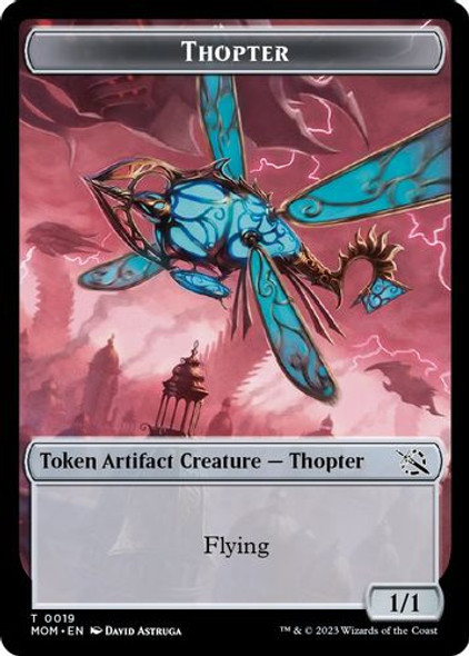 MOMTOK-19//28 Thopter // Beast Double-sided Token