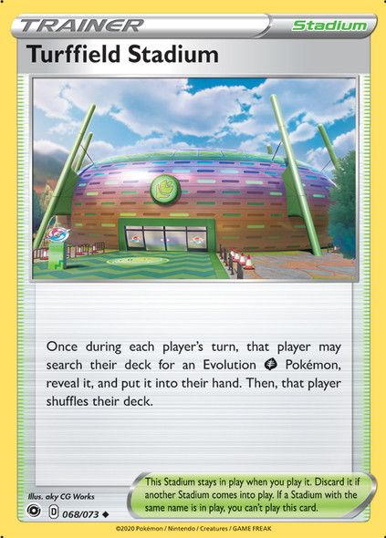 [SWSH03a][CPA-068/73UC] Turffield Stadium (Reverse Holo)