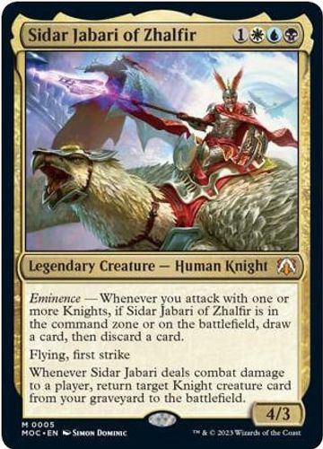 MOC-005M Sidar Jabari of Zhalfir (Foil)