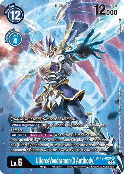 BT12-029SR UlforceVeedramon (X Antibody) (Alternate Art) (Foil)