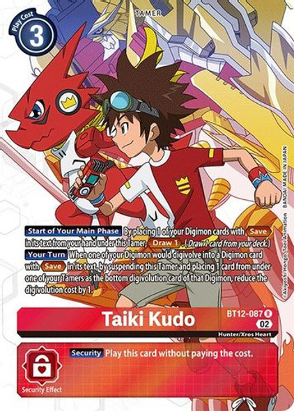 BT12-087R Taiki Kudo (Alternate Art) (Foil)