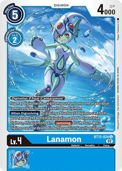 BT12-024U Lanamon (Prerelease Stamp)