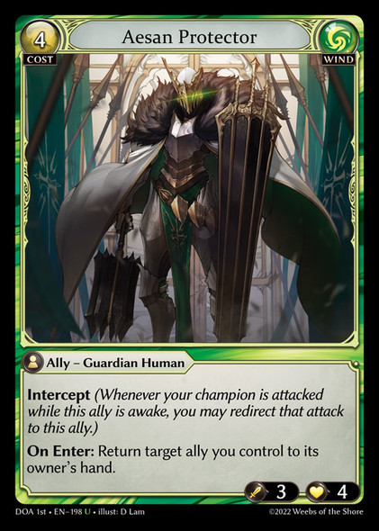 |GA01|<1st>[DOA-EN-198](U) Aesan Protector