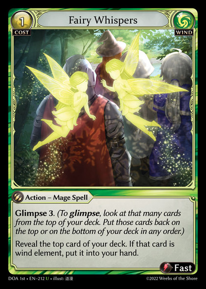 |GA01|<1st>[DOA-EN-212](U) Fairy Whispers