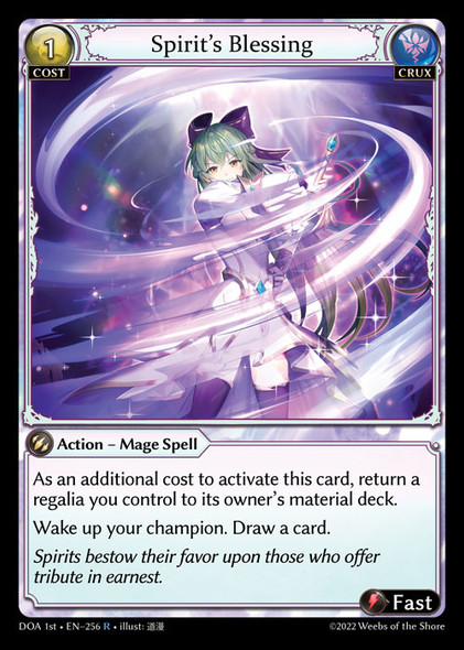 GA01-DOA1st-EN-256R Spirit's Blessing