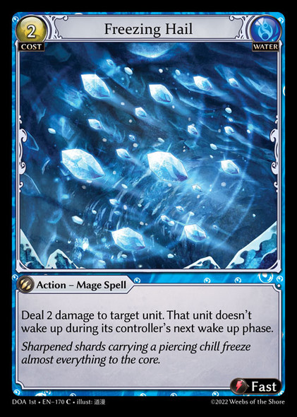 |GA01|<1st>[DOA-EN-170](C) Freezing Hail {Foil}