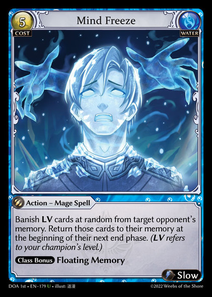 |GA01|<1st>[DOA-EN-179](U) Mind Freeze {Foil}