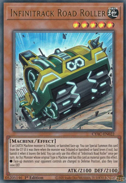 CYAC-EN022 Infinitrack Road Roller (Ultra Rare) <1st>