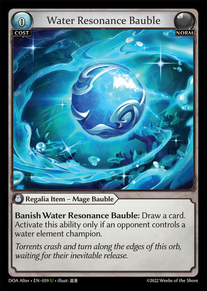 GA01-DOAAlt-EN-059U Water Resonance Bauble