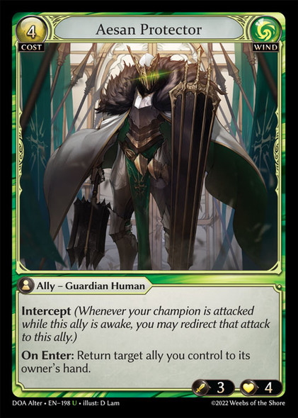 |GA01|<Alt>[DOA-EN-198](U) Aesan Protector {Foil}