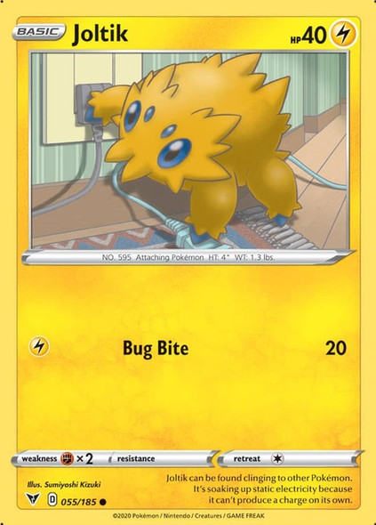 SWSH04-055/185C Joltik (Reverse Holo)