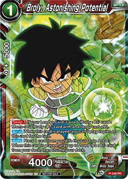 P-248P Broly, Astonishing Potential