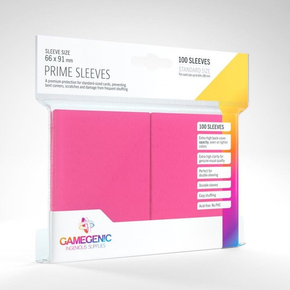 Gamegenic Prime Card Sleeves Pink (100)
