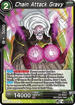BT12-142UCPS Chain Attack Gravy Prerelease Stamp Foil
