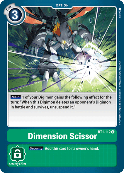 BT01-112C Dimension Scissor