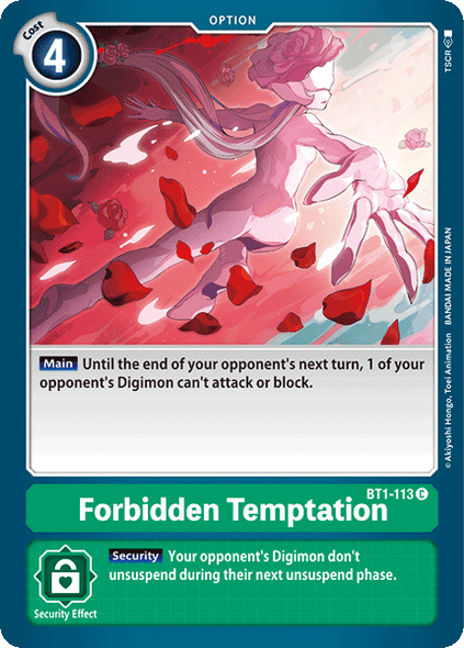 BT01-113C Forbidden Temptation