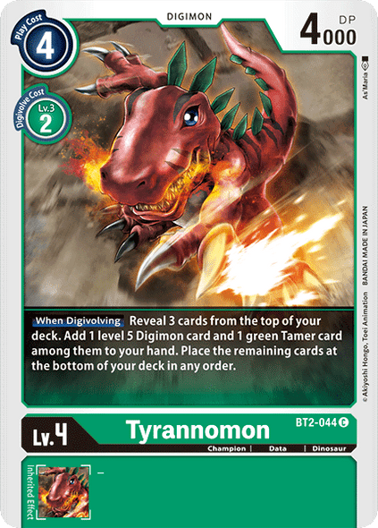 BT02-044C Tyrannomon