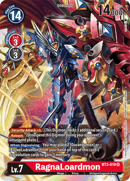 BT03-019SR RagnaLoardmon (Foil)