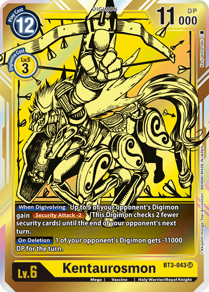 BT03-043SR Kentaurosmon (Alternate Art) (Foil)