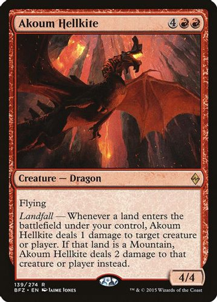 BFZ-139R Akoum Hellkite